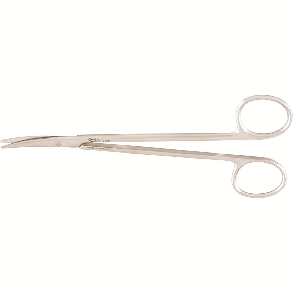 MILTEX Delicate Pattern METZENBAUM Scissors, 6" (155mm), Curved, Blunt. MPN: 5-286
