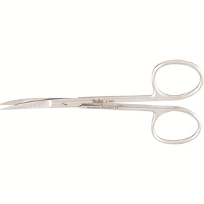 MILTEX IRIS Scissors, 4" (102mm), curved, fine sharp points. MPN: 5-302