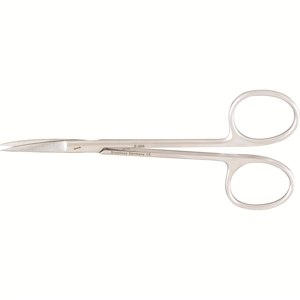 MILTEX IRIS Scissors, 4-1/2" (115mm), curved, fine, sharp points. MPN: 5-306
