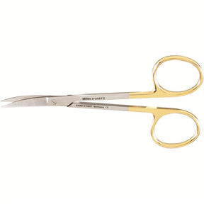 MILTEX IRIS Scissors, 4-1/2" (114mm), Tungsten Carbide, curved, fine, sharp points. MPN: 5-306TC