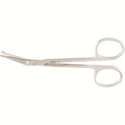 MILTEX Eye Scissors with probe points, 4-1/2" (114mm), angled on side. MPN: 5-310