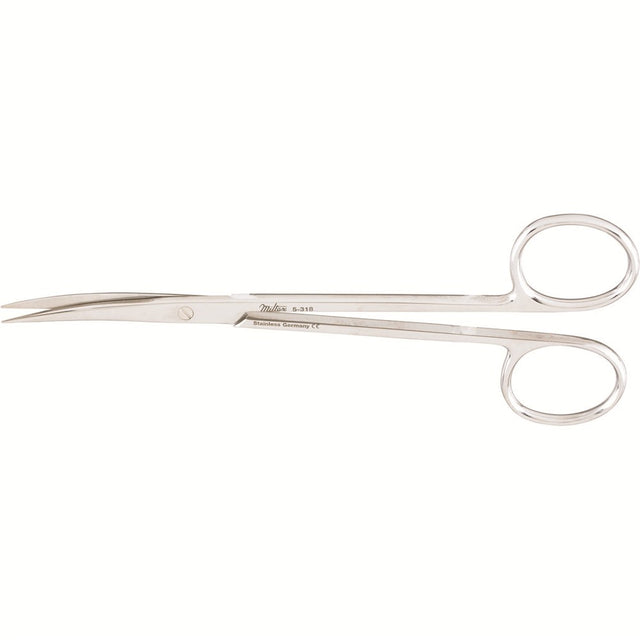 MILTEX BROPHY Scissors 5-3/4" (145mm), Curved, Sharp. MPN: 5-318