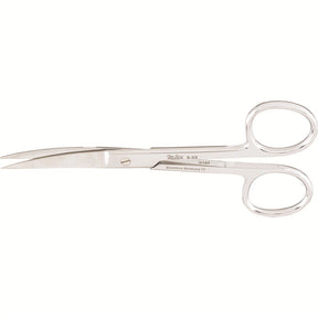 MILTEX Standard Pattern Operating Scissors, curved, 4-1/2" (11.4cm), sharp/sharp points. MPN: 5-32