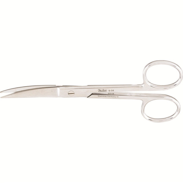 MILTEX Standard Pattern Operating Scissors, curved, sharp/sharp points. MPN: 5-34