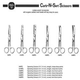 MILTEX Operating Scissors, 5-3/4" (145mm), tungsten carbide, Standard Pattern, curved, sharp-sharp points. MPN: 5-36TC - Image 2