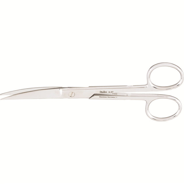 MILTEX Operating Scissors, 6" (152mm), Standard Pattern, curved, sharp-sharp points. MPN: 5-37