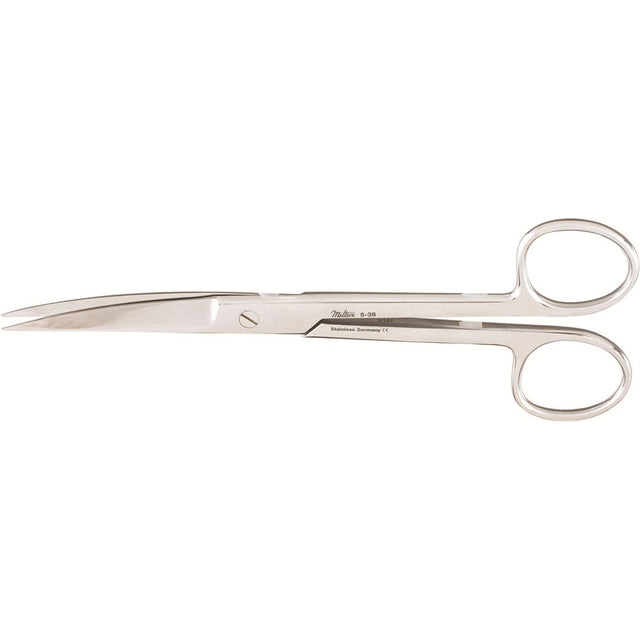 MILTEX Operating Scissors, 6-1/2" (165mm), Standard Pattern, curved, sharp-sharp points. MPN: 5-38
