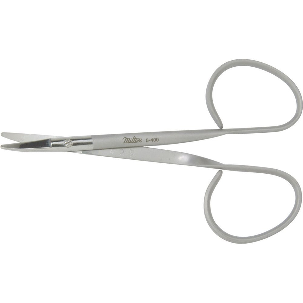 MILTEX Utility Scissors, 3-7/8" (97mm), curved blunt tips, ribbon type. MPN: 5-400