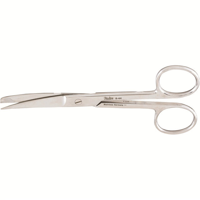 MILTEX Standard Pattern Operating Scissors, curved, sharp-blunt points. MPN: 5-44