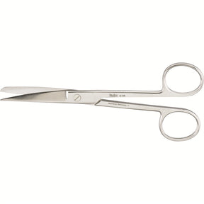 MILTEX Standard Pattern Operating Scissors, curved, 5-1/2" (14cm), sharp-blunt points. MPN: 5-46