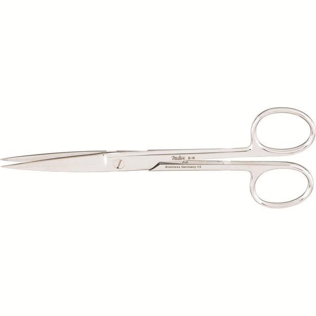 MILTEX Standard Pattern Operating Scissors, straight, 5-3/4" (145mm), sharp-sharp points. MPN: 5-6
