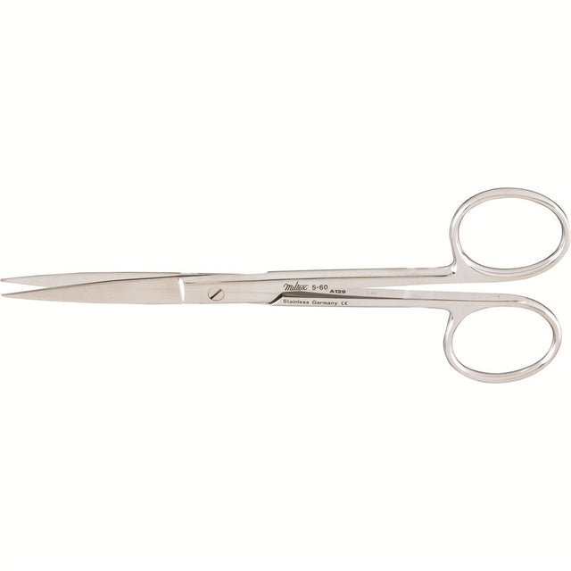 MILTEX Lightweight Operating Scissors, 5-1/8" (130mm), Straight, Sharp-Sharp Points. MPN: 5-60