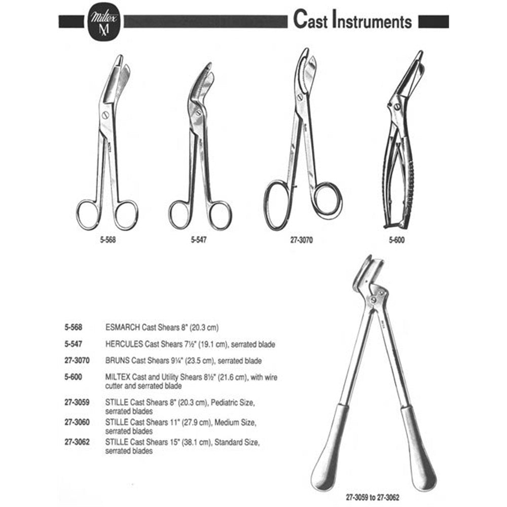 MILTEX First Aid & Utility Scissors, 8-1/4" (210mm), With Wire Cutter and Serrated Blade. MPN: 5-600 - Image 3