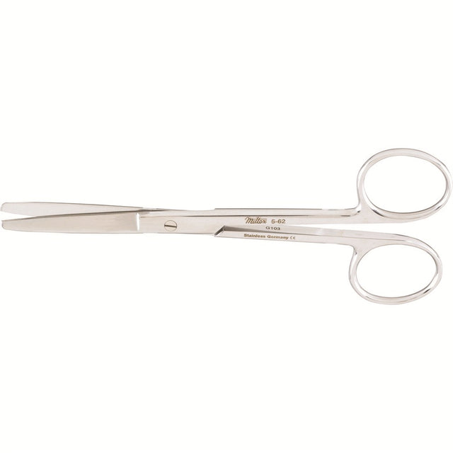 MILTEX Lightweight Operating Scissors, 5-1/8" (130mm), Straight, Blunt-Blunt Points. MPN: 5-62