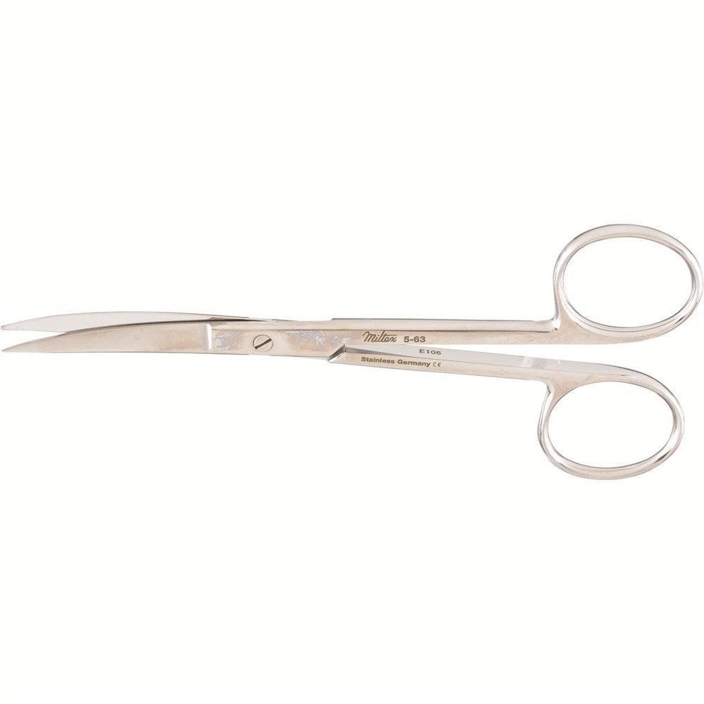 MILTEX Lightweight Operating Scissors, 5" (127mm), Curved, Sharp-Sharp Points. MPN: 5-63