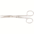 MILTEX Lightweight Operating Scissors, 5" (127mm), Curved, Sharp-Blunt Points. MPN: 5-64