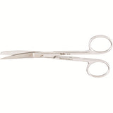 MILTEX Lightweight Operating Scissors, 5" (127mm), Curved, Sharp-Blunt Points. MPN: 5-64