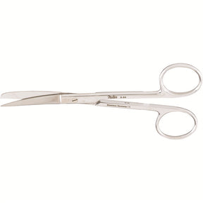 MILTEX Lightweight Operating Scissors, 5" (127mm), Curved, Sharp-Blunt Points. MPN: 5-64