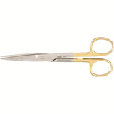 MILTEX Standard Pattern Operating Scissors, straight, 5-1/2" (14cm), sharp-sharp points, Carb-N-Sert. MPN: 5-6TC