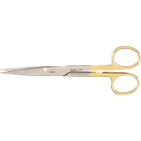MILTEX Standard Pattern Operating Scissors, straight, 5-1/2" (14cm), sharp-sharp points, Carb-N-Sert. MPN: 5-6TC