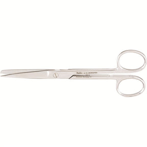MILTEX Standard Pattern Serratex Operating Scissors, straight, 5-1/2", one serrated edge, sharp-blunt points. MPN: 5-72