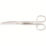 MILTEX Standard Pattern Serratex Operating Scissors, curved, 5-1/2", one serrated edge, sharp-sharp points. MPN: 5-74