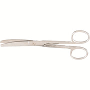 MILTEX Standard Pattern Serratex Operating Scissors, curved, 5-1/2" (14cm), one serrated edge, blunt-blunt points. MPN: 5-77