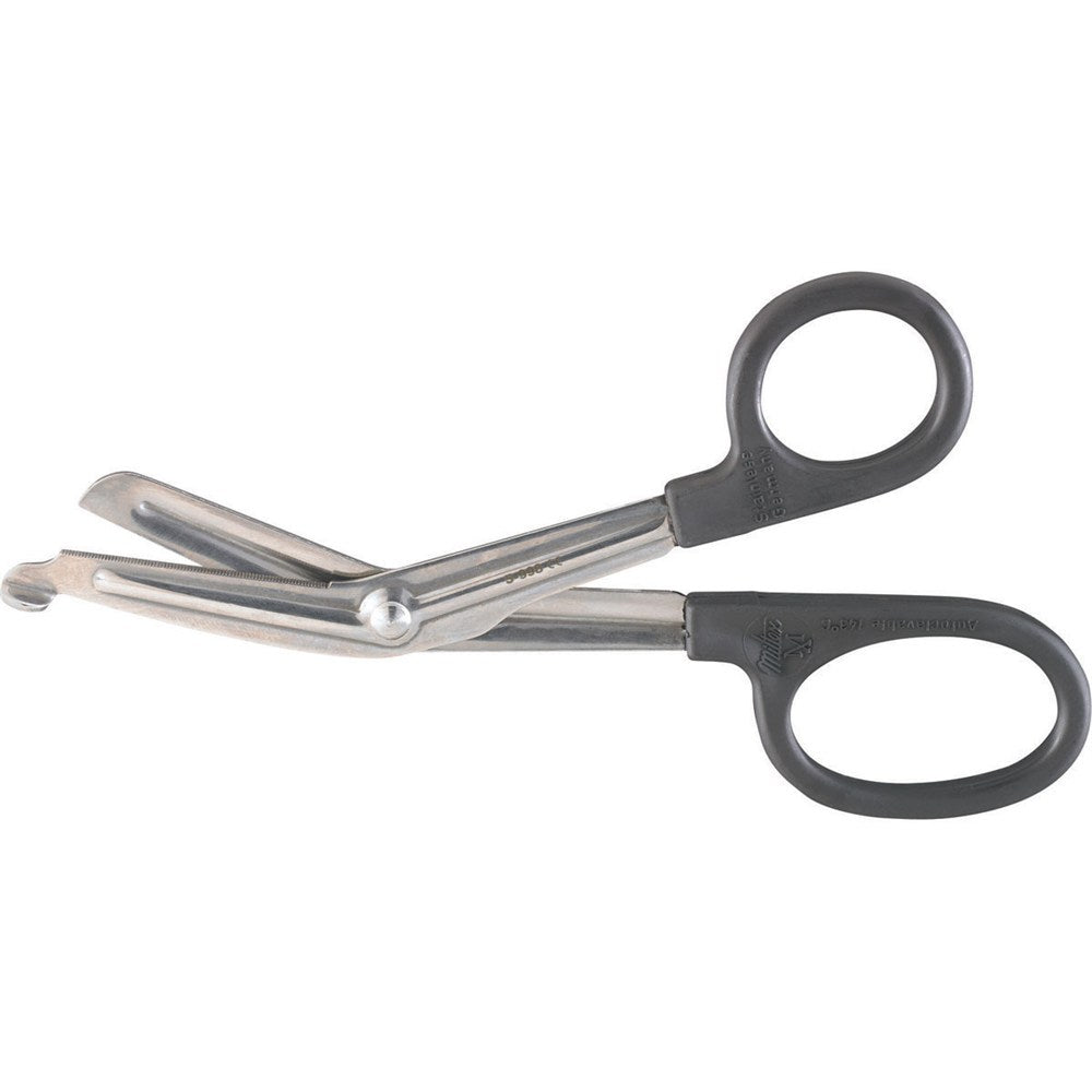 MILTEX Bandage & Utility Scissors, 6-1/2" (165mm), Serrated Blade, Black Handle. MPN: 5-998
