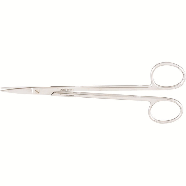 MILTEX KELLY Scissors, 6-1/4" (160mm), Straight, Sharp, With One Serrated Blade. MPN: 5D-251