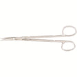 MILTEX KELLY Scissors, 6-1/4" (160mm), sharp points, curved, one serrated blade. MPN: 5D-253