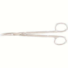 MILTEX KELLY Scissors, 6-1/4" (160mm), sharp points, curved, one serrated blade. MPN: 5D-253