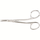 MILTEX LA GRANGE Scissors, 4-1/4" (108mm), Curved, One Serrated Blade, Angled Shanks. MPN: 5D-324
