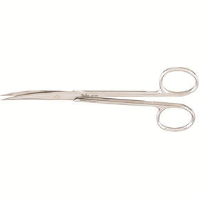 MILTEX BROPHY Operating Scissors, 5-5/8" (143mm), curved, sharp/sharp, with one serrated blade. MPN: 5D-326