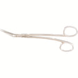 MILTEX LOCKLIN Operating Scissors, 6-1/4" (159mm), Curved Shanks, Angled on Side, One Serrated Blade. MPN: 5D-329