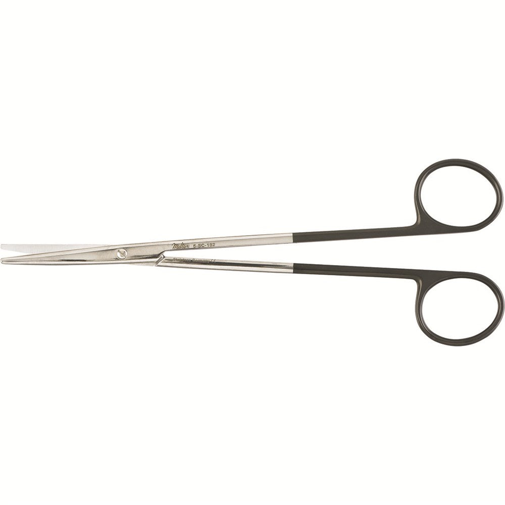MILTEX METZENBAUM Scissors, 7" (179mm), SuperCut, curved, blunt/blunt. MPN: 5-SC-182