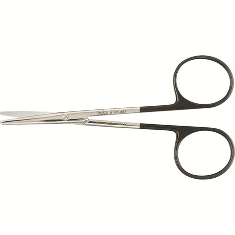 MILTEX METZENBAUM Scissors, 4-1/2" (115mm), SuperCut, straight, delicate, one serrated blade. MPN: 5-SC-283