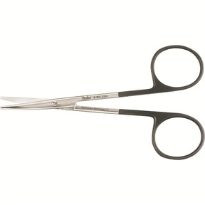 MILTEX METZENBAUM Scissors, 4-1/2" (115mm), SuperCut, curved, delicate, one serrated blade. MPN: 5-SC-284