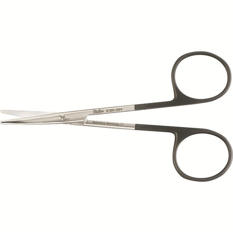 MILTEX METZENBAUM Scissors, 4-1/2" (115mm), SuperCut, curved, delicate, one serrated blade. MPN: 5-SC-284