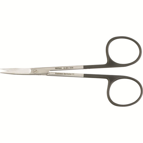 MILTEX Iris Scissors, 4-5/8" (116mm), SuperCut, Curved, Sharp/Sharp. MPN: 5-SC-306