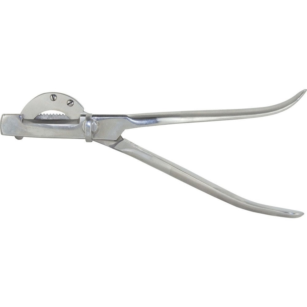 MILTEX Small WHITE Emasculator, double crush, 8" (20.3 cm). MPN: 6004