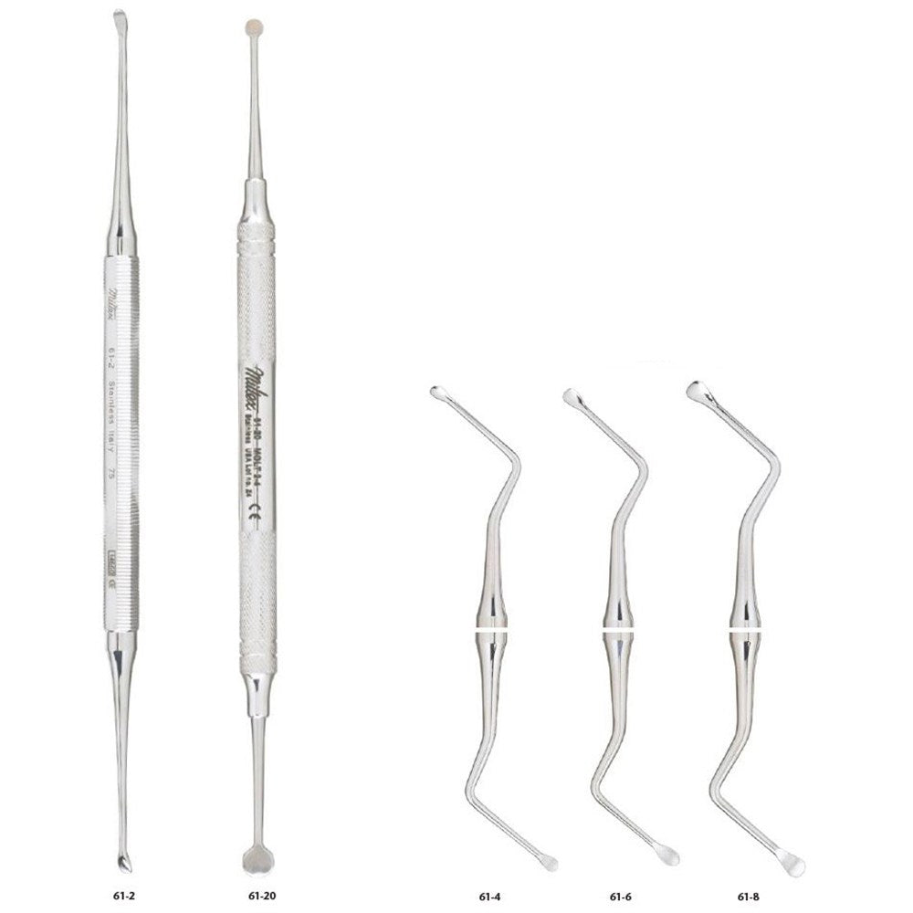 MILTEX No. 75 LUCAS Curette, Double Ended, Straight. MPN: 61-2 - Image 2