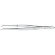 MILTEX Dressing Forceps, 5" (127mm), Curved, Serrated, Narrow Tips. MPN: 6-100