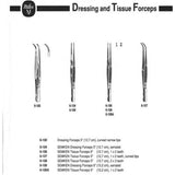 MILTEX SEMKEN Dressing Forceps, 4-7/8" (125mm), Serrated Tips. MPN: 6-104 - Image 2