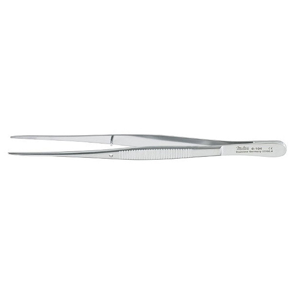 MILTEX SEMKEN Dressing Forceps, 6" (151mm), serrated. MPN: 6-109