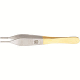 MILTEX ADSON Dressing Forceps, 4-7/8" (123mm), Tungsten Carbide, Cross Serrated Tips. MPN: 6-118TC