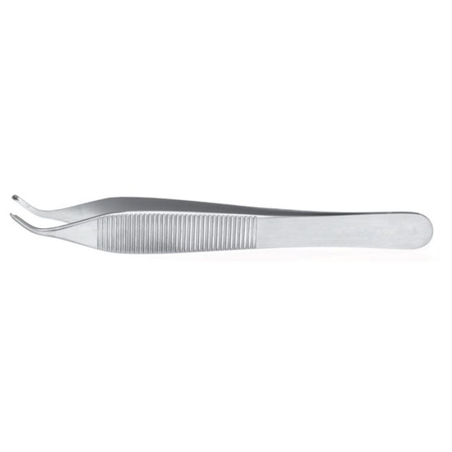 MILTEX ADSON Tissue Forceps, 4-3/4" (120mm), angled, 1 x 2 teeth. MPN: 6-120A