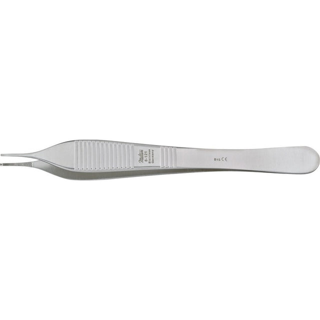 MILTEX ADSON Tissue Forceps 4-3/4" (120mm), delicate, cross serrated tips, 1 x 2 teeth. MPN: 6-121