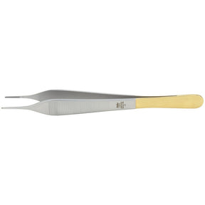 MILTEX ADSON Dressing Forceps, 6" (151mm), cross-serrated tips, Tungsten Carbide. MPN: 6-129TC