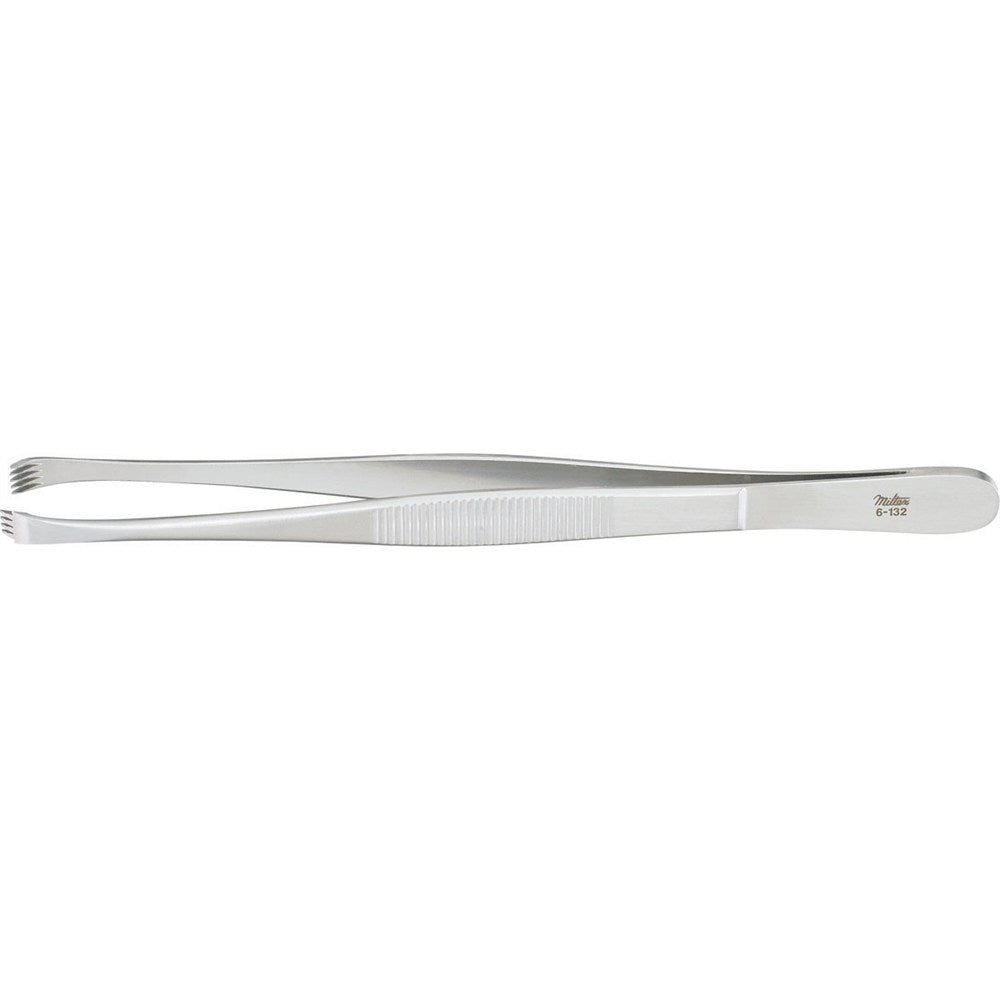 MILTEX STONE Tissue Forceps, 6" (153mm), 4 x 5 teeth. MPN: 6-132