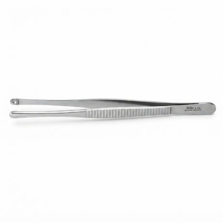 MILTEX RUSSIAN Tissue Forceps, 10-1/4" (258mm), serrated handles. MPN: 6-145